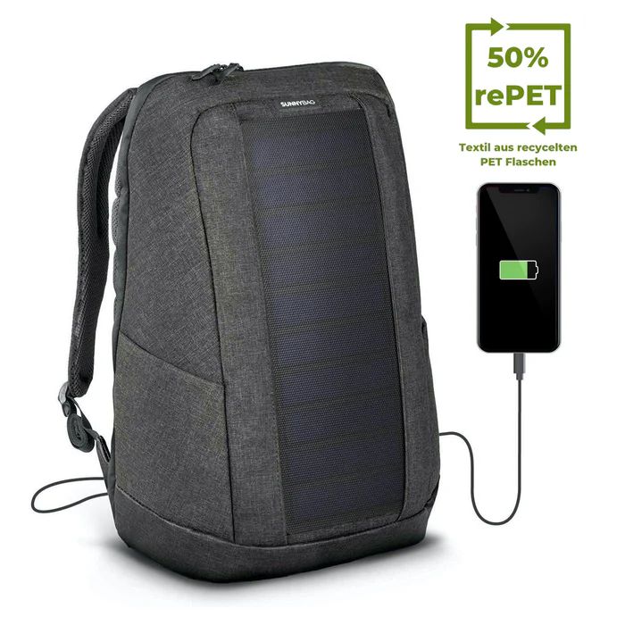 Sunnybag ICONIC Solar-Rucksack rePET